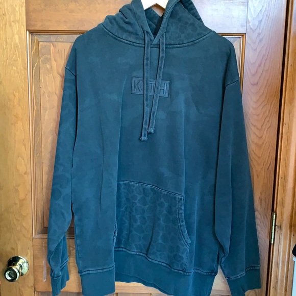 KITH multi animal print box logo hooded sweatshirt cheetah leopard